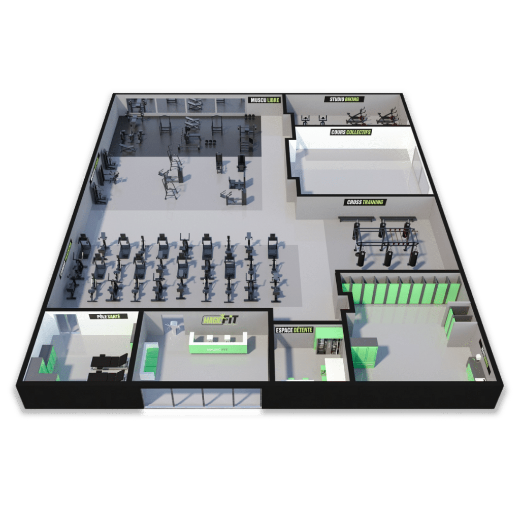 plan 3d MagicFit