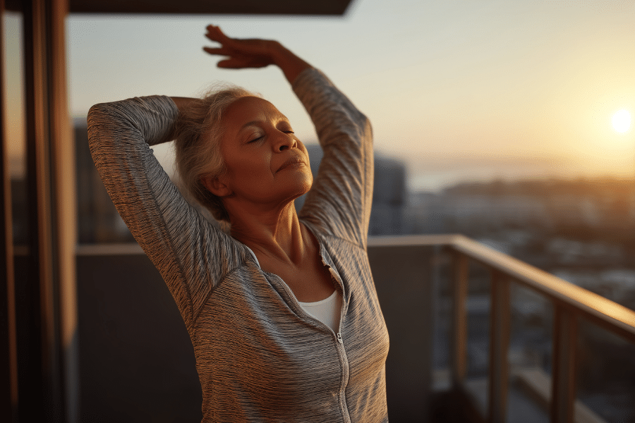 Routine fitness adaptée pour les voyages d'affaires