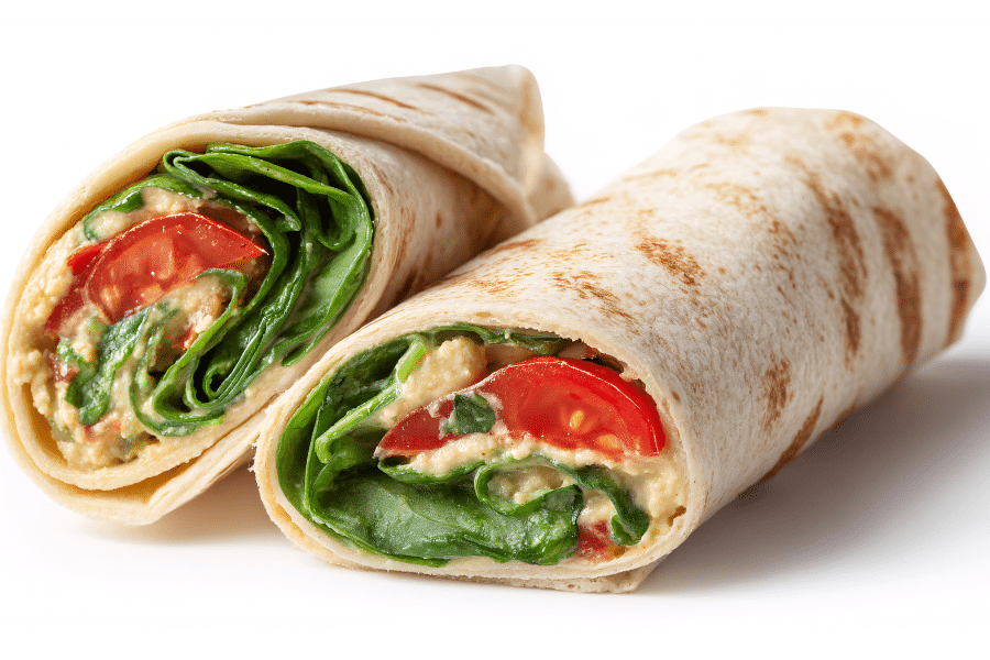 Wrap Végétarien Énergisant pour un Déjeuner Équilibré