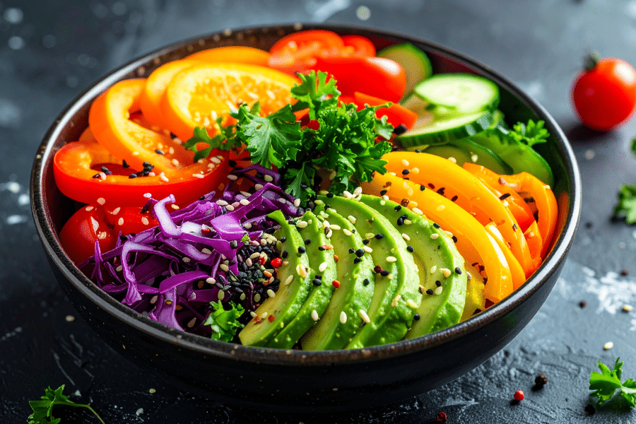 Buddha bowl végétarien riche en protéines